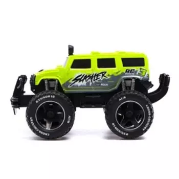 Джип радиоуправляемый «БигФут», работает от аккумулятора, цвет зелёный