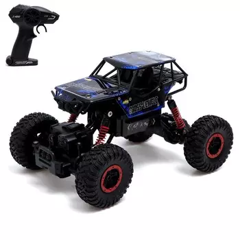 Джип радиоуправляемый Monster, 1:16, 4WD, работает от аккумулятора, цвет синий
