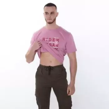 Джоггеры мужские, цвет хаки, размер 33 (52)