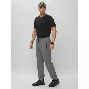 Джоггеры мужские, размер 46, цвет серый