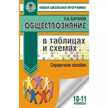 ЕГЭ. Обществознание в таблицах и схемах. Справочное пособие. 10-11 классы. Баранов П.А.