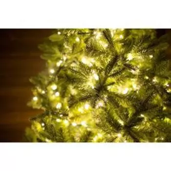 Ель искусственная «Барокко», заснеженная, световая, 120 см