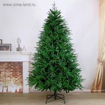 Ель искусственная премиум Карпатская 2,1 м (подставка металл)