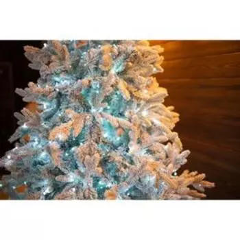 Ель искусственная «Россо», заснеженная, световая, 240 см