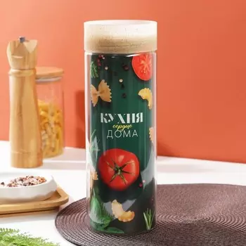 Емкость для хранения «Кухня - сердце дома», 1.5 л модель 0305