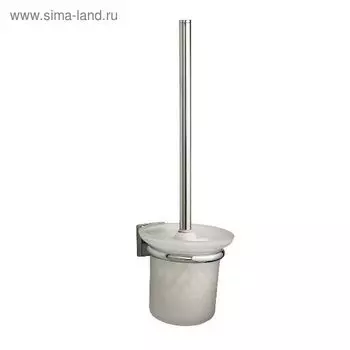 Ерш туалетный Milardo Labrador, LABSMG0M47, матовое стекло