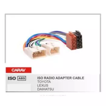 Евро разъём CARAV 12-022 (ISO адаптер TOYOTA / LEXUS / DAIHATSU)
