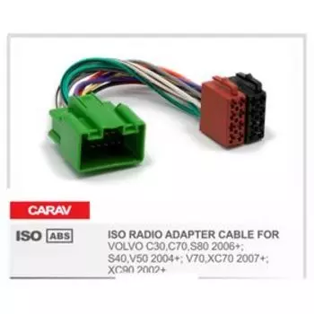 Евро разъём CARAV 12-032 (ISO адаптер VOLVO C30,C70,S80 2006+; S40,V50 2004+)