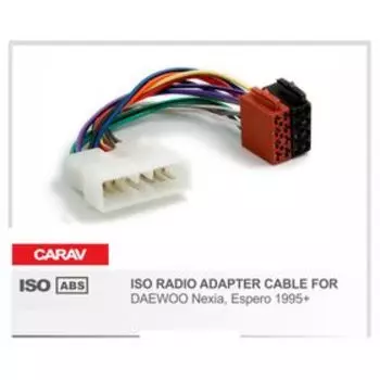Евро разъём CARAV 12-037 (ISO адаптер DAEWOO Nexia, Espero 1995+)