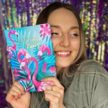 Ежедневник Flamingo Party, A5, 96 листов, PU