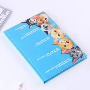 Ежедневник «Котики», А5, 80 листов