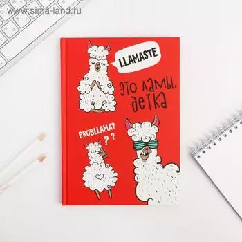 Ежедневник "Лама", А5, 80 листов