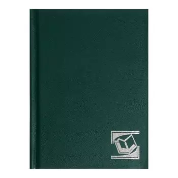 Ежедневник недатир А6 136 л. Зеленый бумвинил