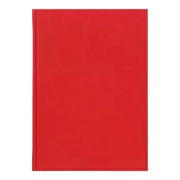 Ежедневник недатированный А4, 160 листов "Вивелла", обложка искусственная кожа, красный