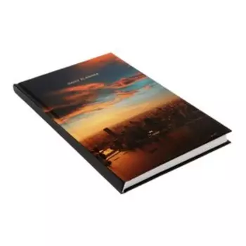 Ежедневник недатированный А5, 112 листов в линейку "Городские будни", твёрдый переплёт, матовая ламинация