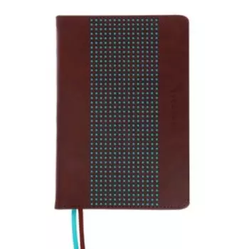 Ежедневник недатированный А5, 120 листов "Бакстер", твёрдая обложка с поролоном, искусственная кожа, блинтовое тиснение, цветной срез, перфорация, два