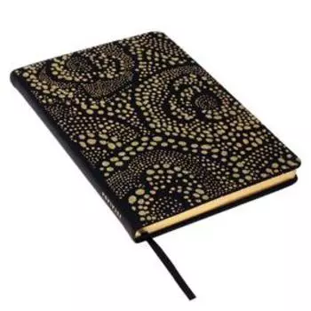 Ежедневник недатированный А5, 120 листов "Виннер", твёрдая обложка, искусственная кожа, тиснение фольгой, глиттер, тонированный блок 70 г/м2, чёрный