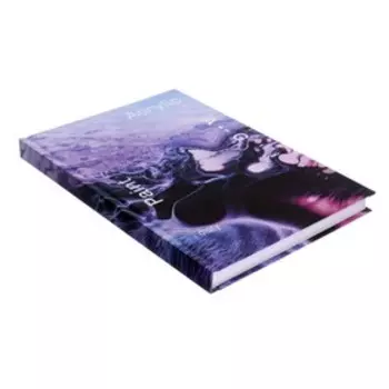 Ежедневник недатированный А5, 128 листов, "Акрил", ламинация Soft-touch, блок 60 г/м2