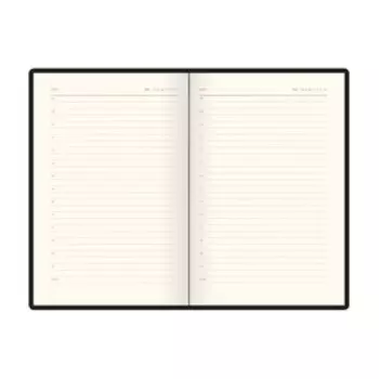 Ежедневник недатированный А5, 136 листов BOSTON, обложка искусственная кожа, бордовый