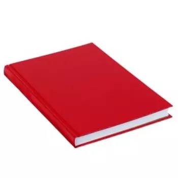 Ежедневник недатированный А5+, 136 листов Ideal new, твёрдая обложка, искусственная кожа, красный