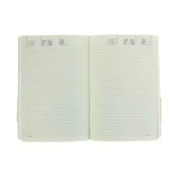 Ежедневник недатированный А5, 136 листов Megapolis Flex, обложка искусственная кожа, блок 70 г/м2, морская волна