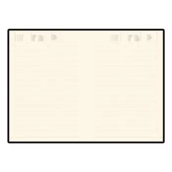 Ежедневник недатированный А5, 136 листов Megapolis Soft, обложка искусственная кожа, цветной срез, бордовый