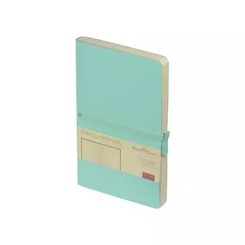 Ежедневник недатированный А5, 136 листов TOKYO, обложка искусственная кожа, мятный