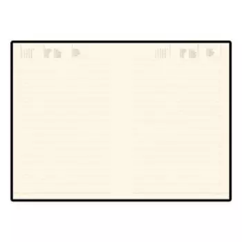 Ежедневник недатированный А5, 136 листов TREND, обложка искусственная кожа, фуксия