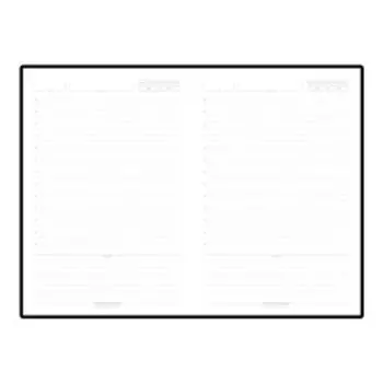 Ежедневник недатированный А5+, 160 листов CITIZEN, твёрдая обложка, искусственная кожа, цветной срез, серый