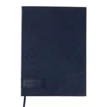 Ежедневник недатированный А5+, 160 листов "Линкольн", твёрдая обложка, блинтовое тиснение, аппликация из искусственной кожи, тонированный блок 70 г/м2