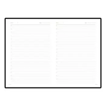 Ежедневник недатированный А5, 160 листов POLO NEW, твёрдая обложка, искусственная кожа, красный