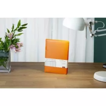 Ежедневник недатированный А5, 160 листов POLO NEW, твёрдая обложка, искусственная кожа, оранжевый