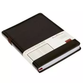 Ежедневник недатированный А5, 160 листов POLO NEW, твёрдая обложка, искусственная кожа, серый