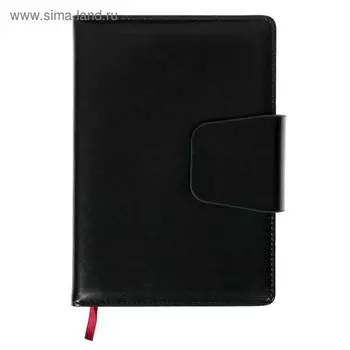 Ежедневник недатированный А5, 160 листов Prestige, твёрдая обложка, искусственная кожа, магнитный хлястик, зелёный