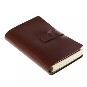 Ежедневник недатированный А5, 192 листа Sienna, обложка искусственная кожа, сменный блок, коричневый