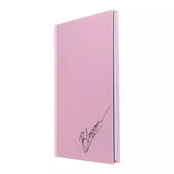 Ежедневник недатированный А5, 80 листов "ЦВЕТИ", твёрдый переплёт 7БЦ, ламинация софт-тач вельвет, тиснение фольгой, блок 65г/м2