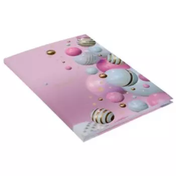 Ежедневник недатированный А5, 80 листов DIARY "Яркая графика", твёрдая обложка, ламинация Soft-Touch вельвет, тиснение цветной фольгой