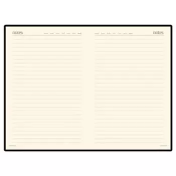 Ежедневник недатированный А6, 100 листов Megapolis, твёрдая обложка, искусственная кожа, оранжевый