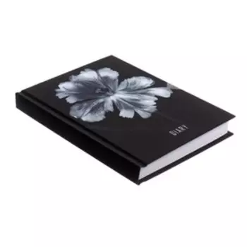 Ежедневник недатированный А6, 128 листов, "Цветочный акцент", ламинация Soft-touch, блок 70 г/м2