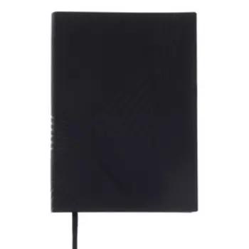 Ежедневник недатированный А6+, 160 листов "Кассандра", мягкая обложка, искусственная кожа, блинтовое тиснение, чёрный
