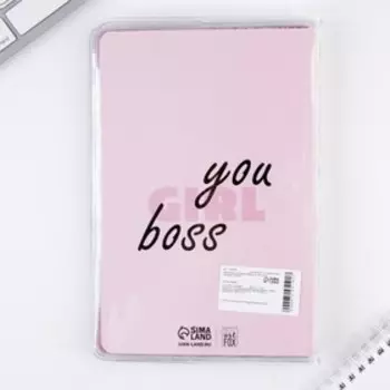Ежедневник в обложке шейкер А5, 96 листов Girl Boss