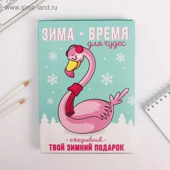 Ежедневник в подарочной коробке «Зима для тебя», А5, 80 листов