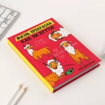 Ежедневник «Жизнь прекрасна, как ни крути!», А5, 160 листов