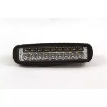 Фара противотуманная KS-WY218S "OFF - Road", 18 диодов, 54W, рассеиваемый свет + повторитель поворота, алюминиевый корпус, пылевлагозащищенный, 156 х 45 х 43 мм, 12/24 В