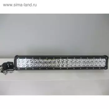 Фара светодиодная OFF ROAD, KS-CL-126 Вт, 42 диода х 3W (Cree LED), 126 Вт, 8820 Lm, направленный свет, алюминиевый корпус, пылевлагозащищенный, 500х60х75 мм, 9-32 В