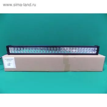 Фара светодиодная OFF ROAD, KS-EL-180 Вт, 60 диодов х 3 Вт, 180 Вт, 12600 Lm, направленный свет, алюминиевый корпус, пылевлагозащищенный, 810х85х75 мм, 10-30 В