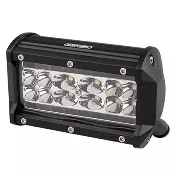 Фара светодиодная OFF ROAD, SKYWAY, 130х75х60мм, 12V/24V, 90W, 6000К, 30 диодов, ближний