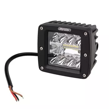 Фара светодиодная OFF ROAD, SKYWAY, 82х75х50мм, 12V/30V, 11W, 6000К, 16 диодов, ближний