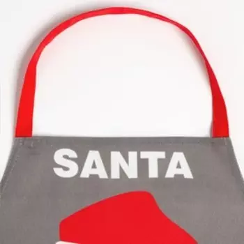 Фартук детский Этель Santa 46х60 см,100% хлопок., саржа