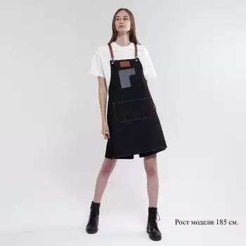 Фартук для мастера, джинсовый, чёрный